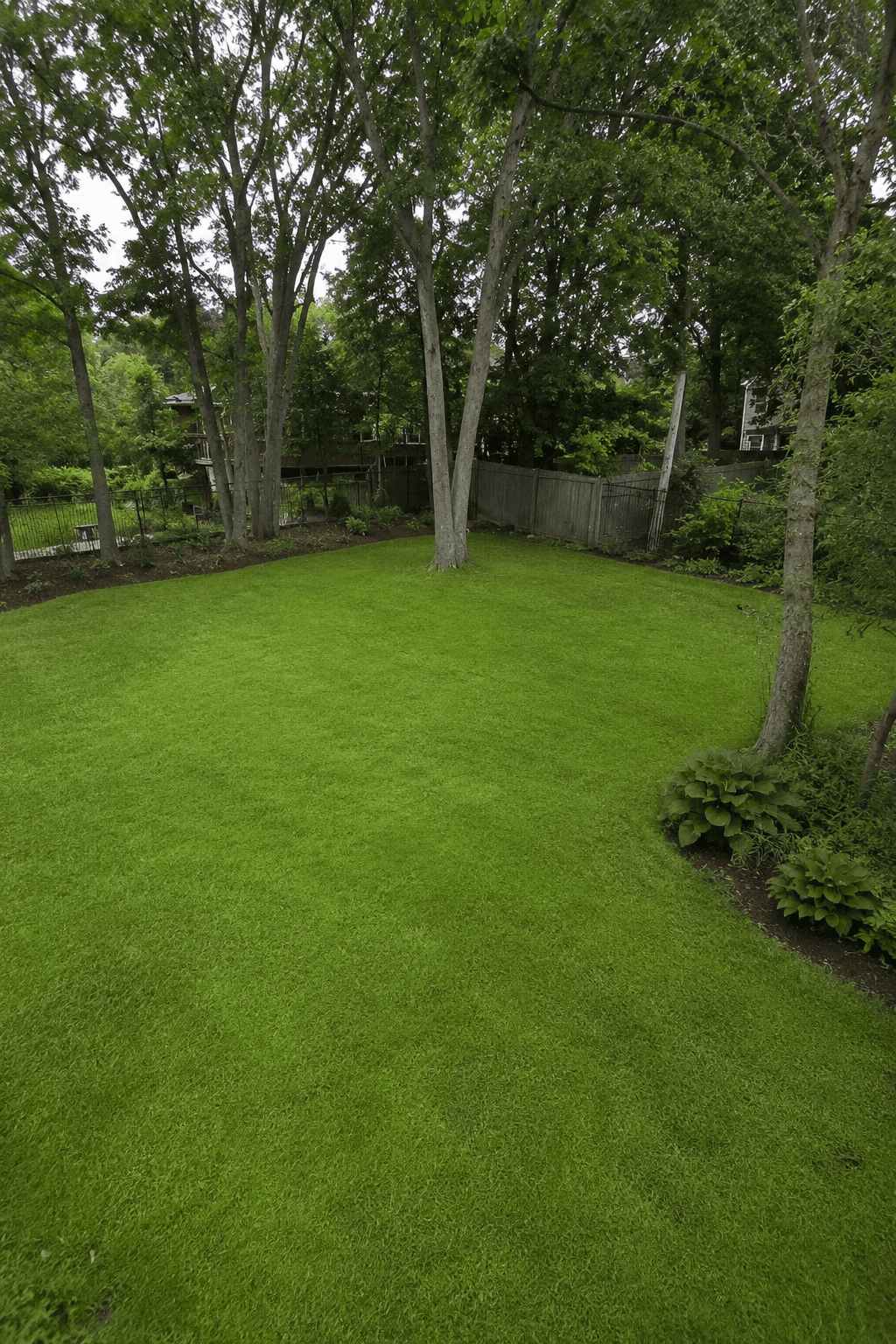 Original unlandscaped yard photo before planning